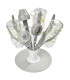 Escurre Biberones Flower Gris