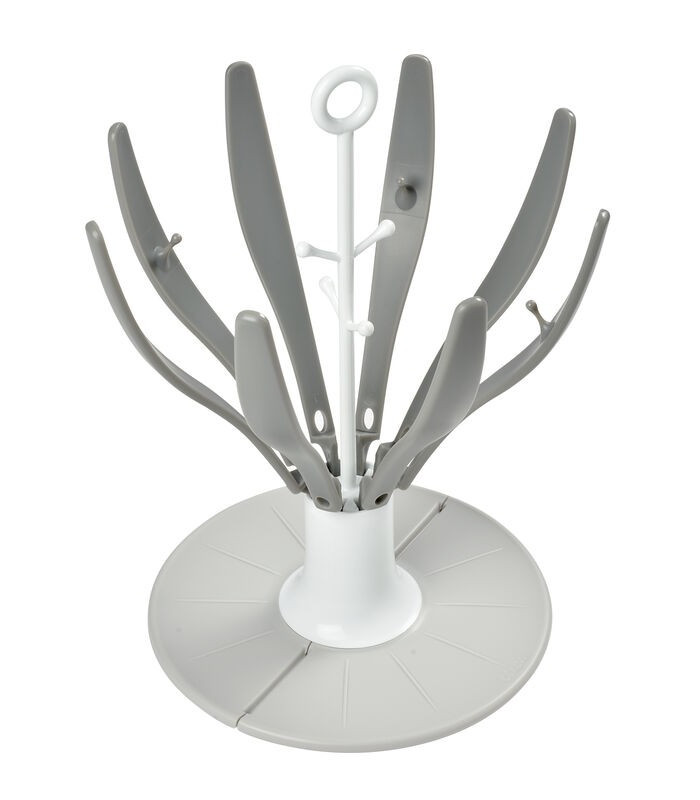 Escurre Biberones Flower Gris
