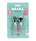 Set de 2 cubiertos de acero inoxidable en verde