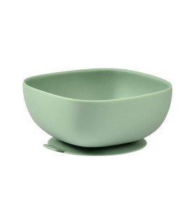 Bol Silicona Con Ventosa Green