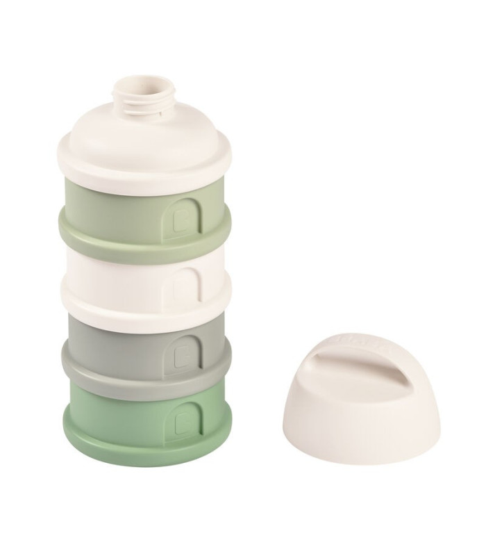 Dosificador leche 4 comp verde