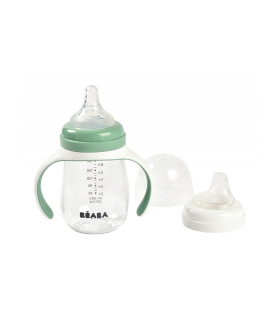 Biberon aprendizaje 2 en 1 Salvia