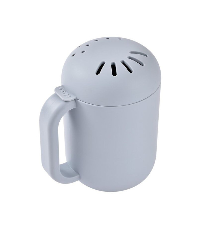 Jarrita de baño enjuague silicona - azul