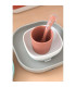 Set vajilla silicona 4 piezas terracotta