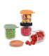 Pack de 4 tarritos cristal 250ml (Colors surtido Sunrise)