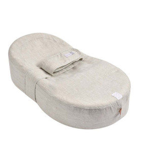 Cocoonababy Nido Ergonómico Lino | Sueño Seguro y Antirreflujo Bebé