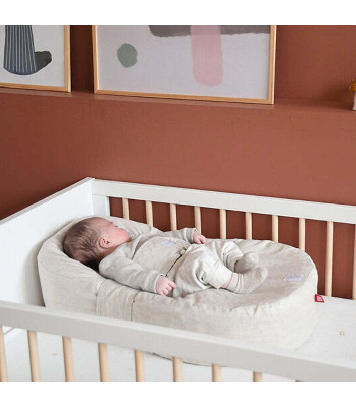 Cocoonababy Nido Ergonómico Lino | Sueño Seguro y Antirreflujo Bebé