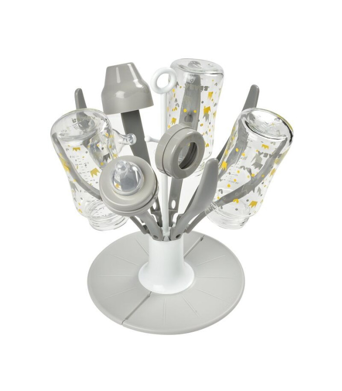 Escurre biberones plegable flower Gris
