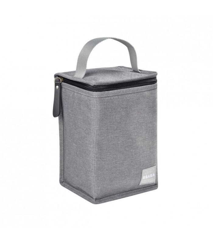 Estuche comida isotérmico gris chiné