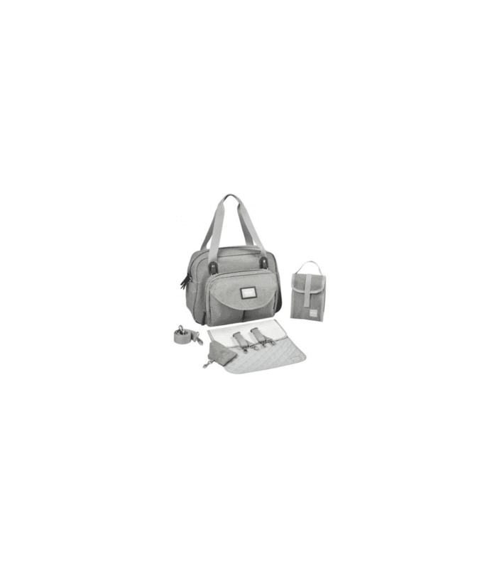 Bolso cambiador Ginebra II nuevos color gris