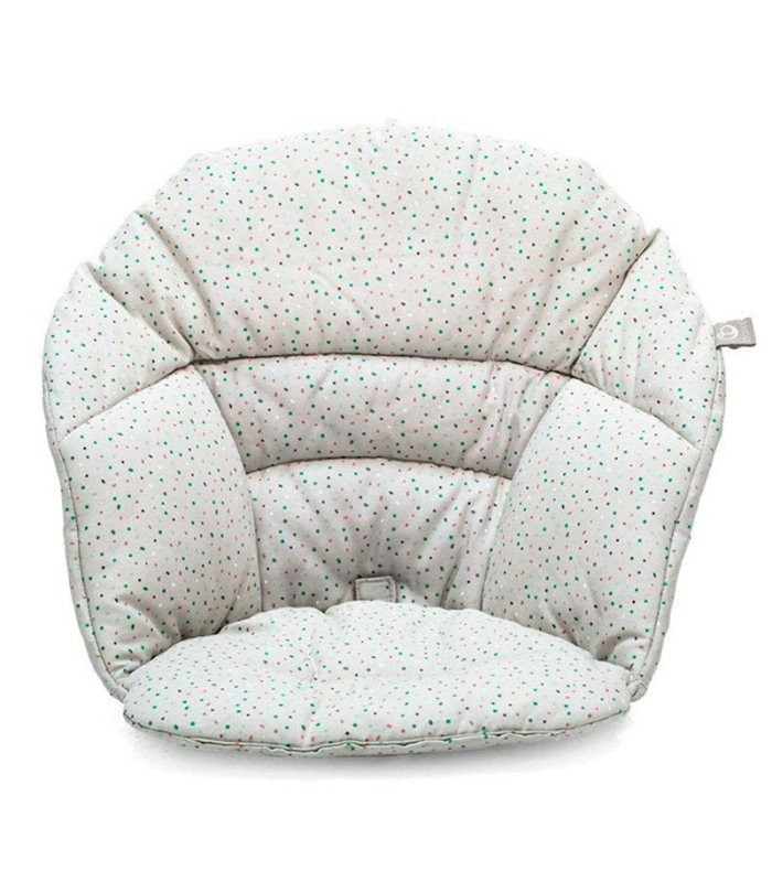 Cojín Clikk Stokke Gris estampado (Algodón Orgánico)