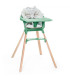 Cojín Clikk Stokke Gris estampado (Algodón Orgánico)