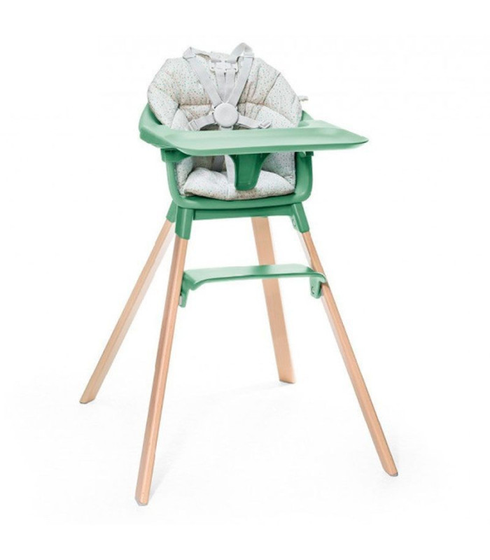 Cojín Clikk Stokke Gris estampado (Algodón Orgánico)