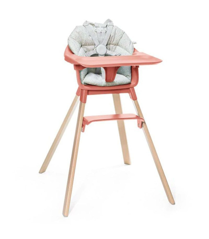 Cojín Clikk Stokke Gris estampado (Algodón Orgánico)