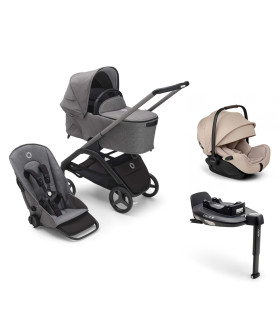 Pack Trio Bugaboo Dragonfly Completo | Otter + Base 360º | Nenelandia