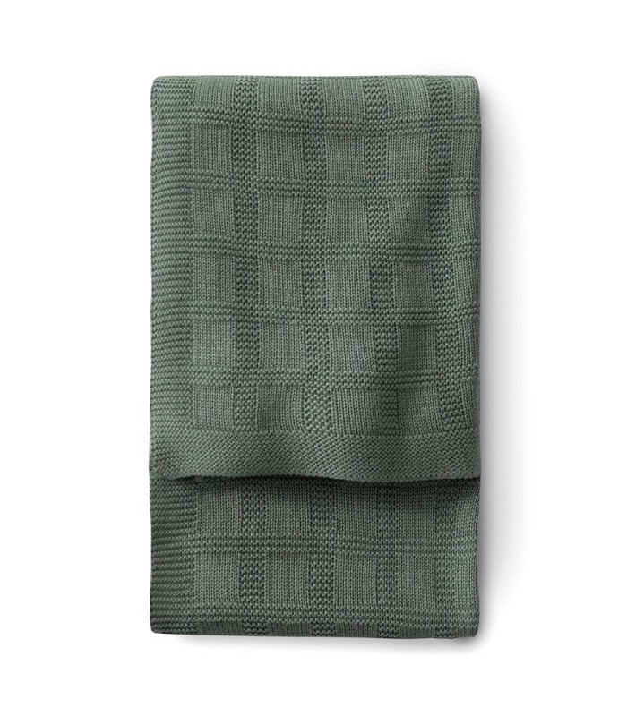 Manta Punto Bamboo Squares Olive