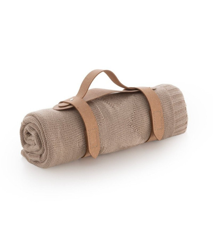 Manta Punto Bamboo Stelle Beige