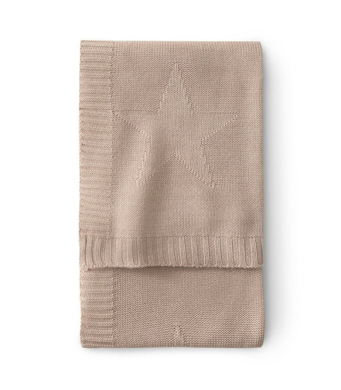Manta Punto Bamboo Stelle Beige