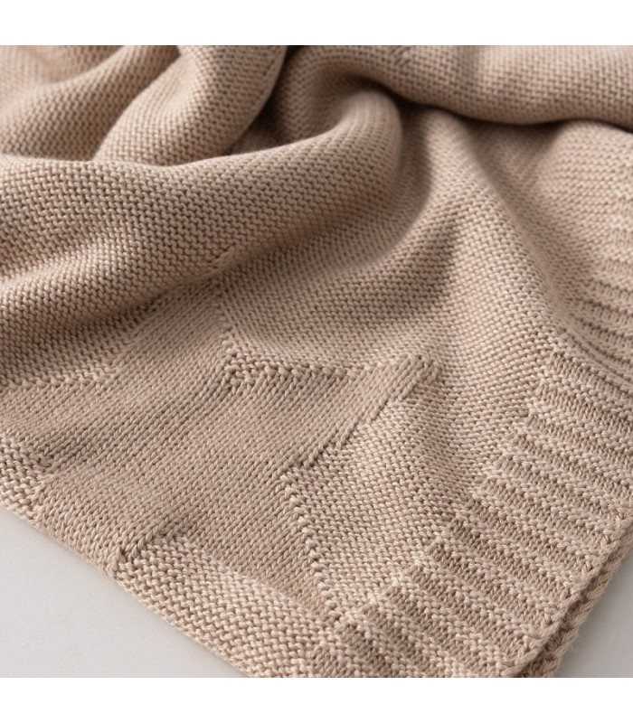 Manta Punto Bamboo Stelle Beige
