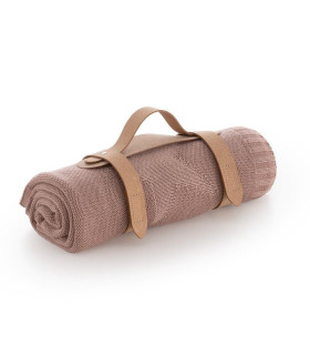 Manta Punto Bamboo Stelle Pale Pink