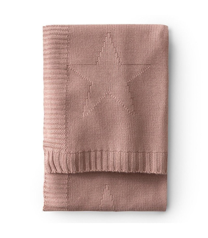 Manta Punto Bamboo Stelle Pale Pink