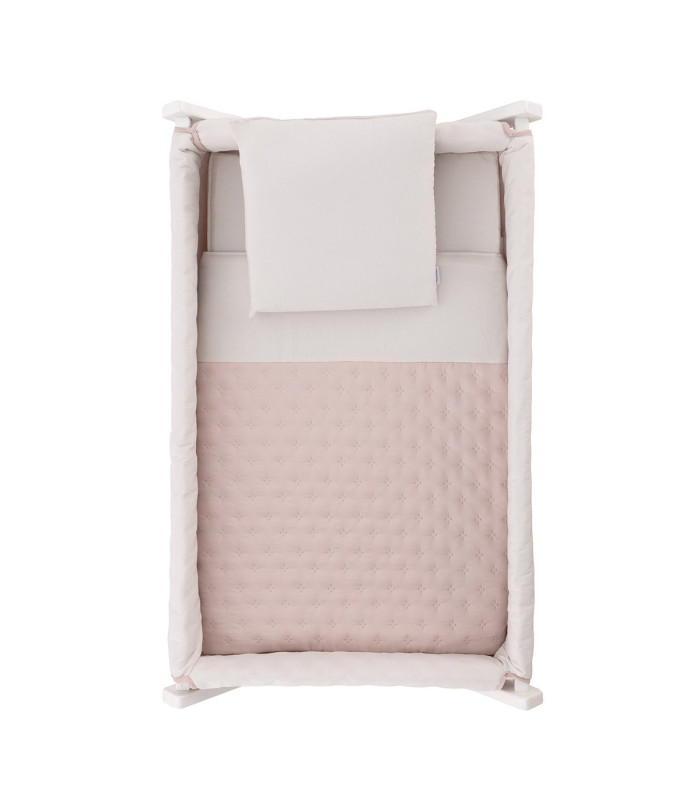 Minicuna Tender Blush blanca Cambrass