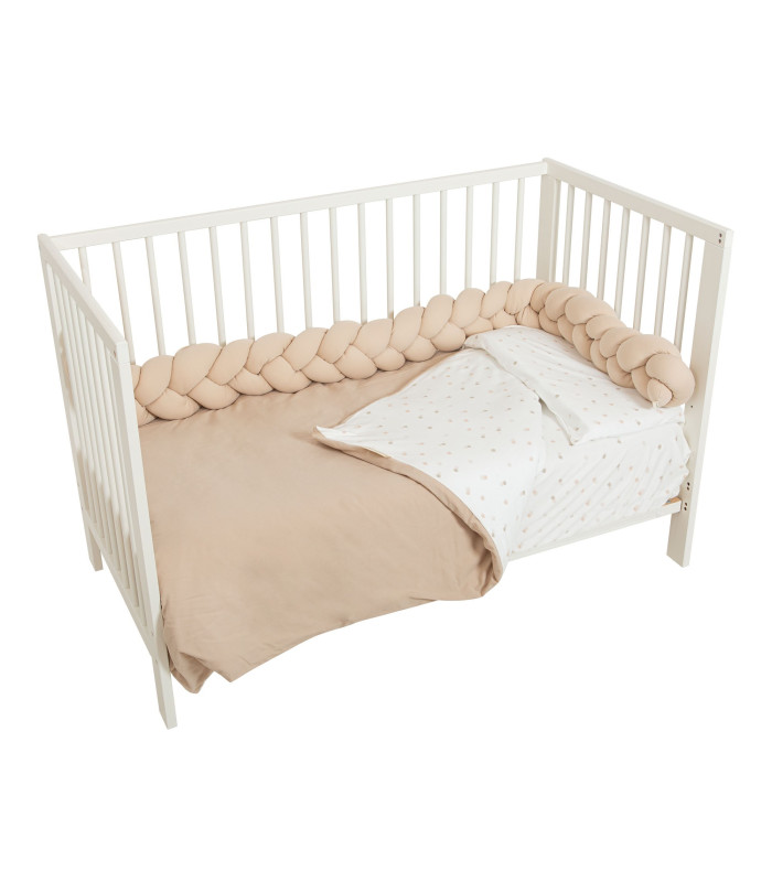 Protector de cuna trenza 300 cm