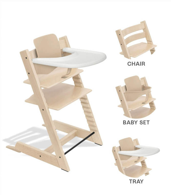 Pack Stokke Tripp Trapp + Baby Set + Bandeja
