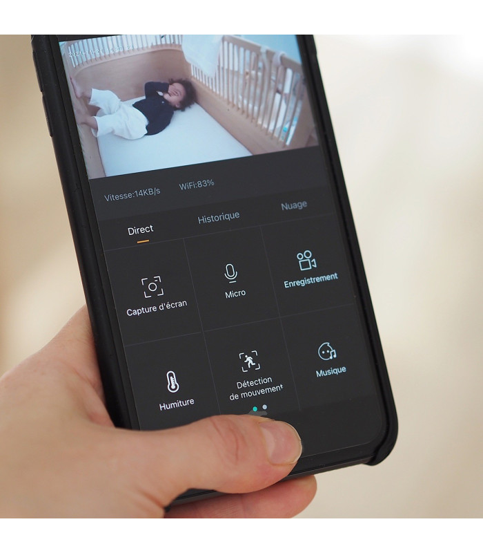 Vigilabebés Beaba Zen Premium con Cámara y App