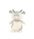 Peluche Vaquita Little Bloom Gris
