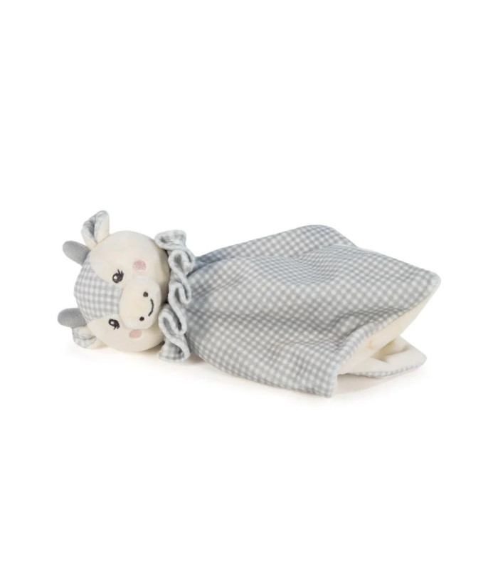 Doudou Vaquita Little Bloom Gris