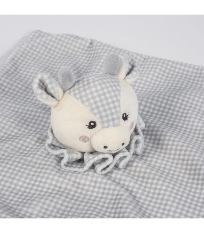 Doudou Vaquita Little Bloom Gris