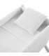 MINICUNA TIJERA MADERA UNIC CRUDO/BCO 55x87x74 CM