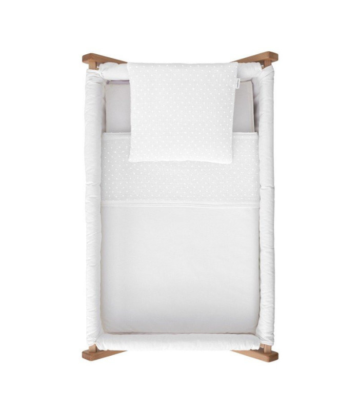 MINICUNA TIJERA MADERA UNIC CRUDO/NATURAL 55x87x74 CM