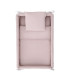 MINICUNA TIJERA MADERA UNIC ROSA/BCO 55x87x74 CM
