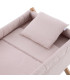 MINICUNA TIJERA MADERA UNIC ROSA/NATURAL 55x87x74 CM