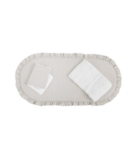 Pack Colchoneta de Capazo Sira Beige · Cambrass