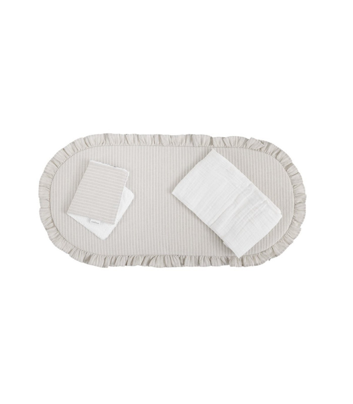 Pack Colchoneta de Capazo Sira Beige · Cambrass