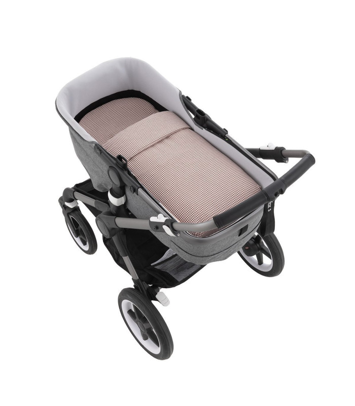 Saco de Capazo con Colchoneta Taylor Rosa · Cambrass