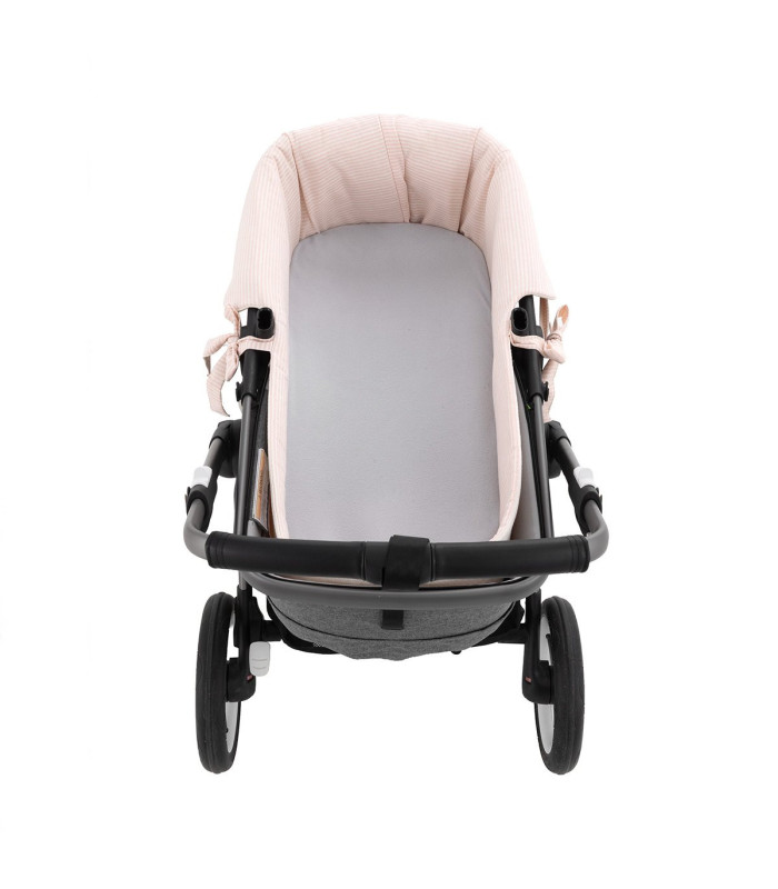 Cubrecapazo Reversible con Cremallera Cloe Rosa · Cambrass