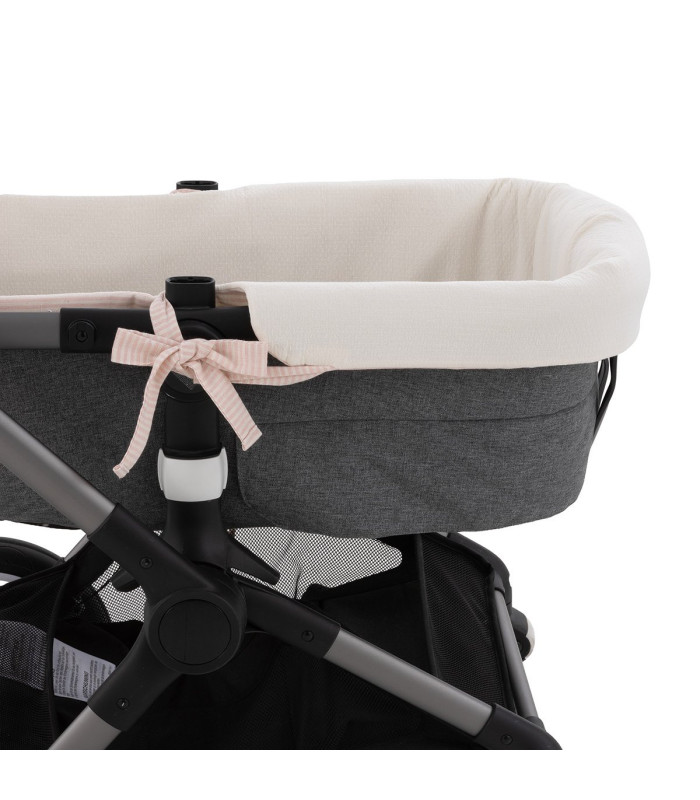 Cubrecapazo Reversible con Cremallera Cloe Rosa · Cambrass