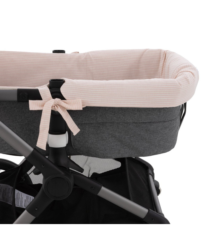 Cubrecapazo Reversible con Cremallera Cloe Rosa · Cambrass