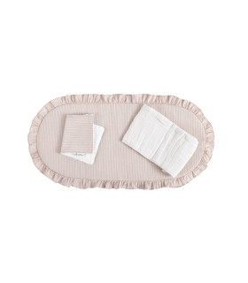 Pack Colchoneta de Capazo Cloe Rosa · Cambrass