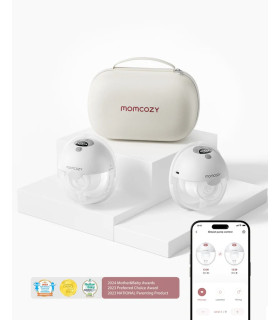 Momcozy M5 Smart — Sacaleches doble Gris
