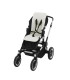 COLCHONETA SILLA PASEO RECTA U REGENT CREMA 30x80x1 CM