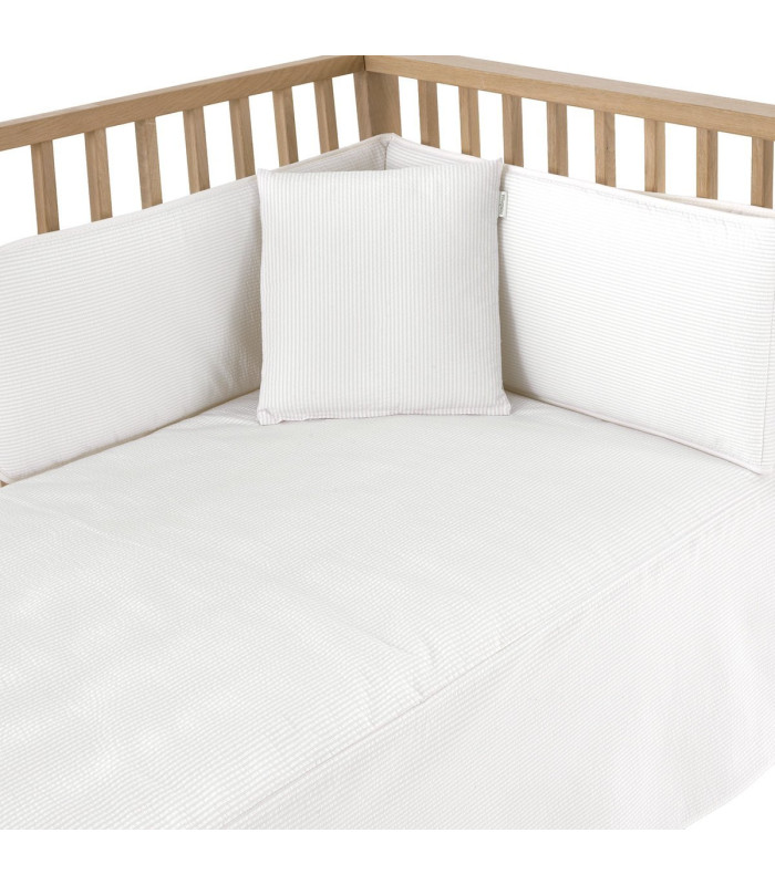 Colcha Invierno-Verano Cuna 60 Regent Crema · Cambrass