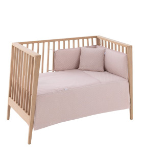 Colcha Invierno-Verano Cuna 60 Unic Rosa · Cambrass