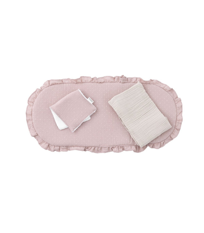 Pack Colchoneta de Capazo Unic Rosa · Cambrass