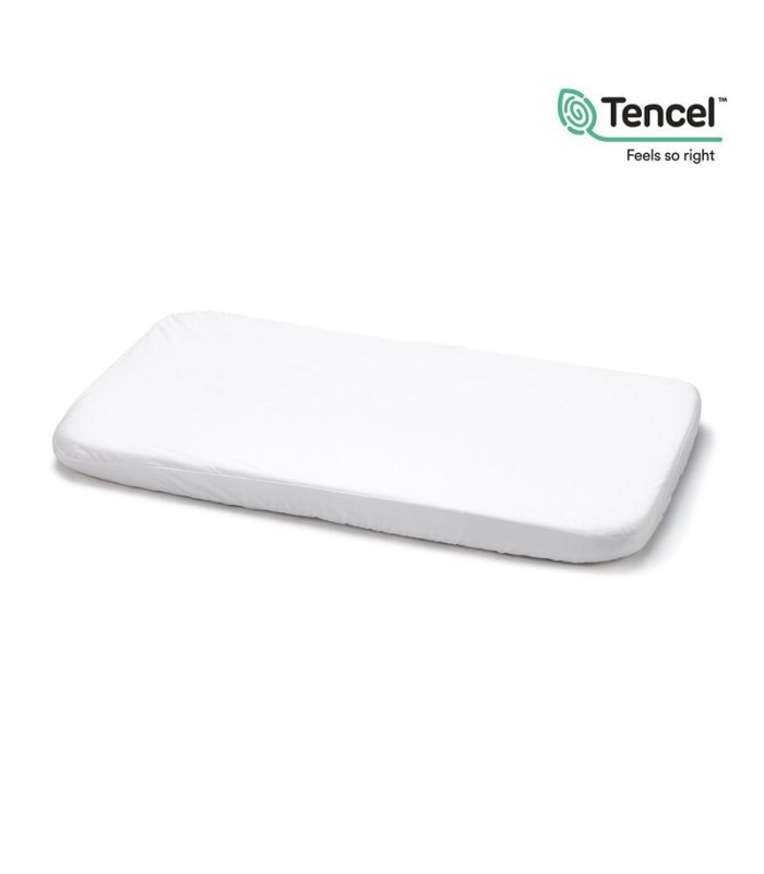 Bajera Ajust.Imp.Tenc.Minicuna 50X82X10 Cm Liso E Blanco