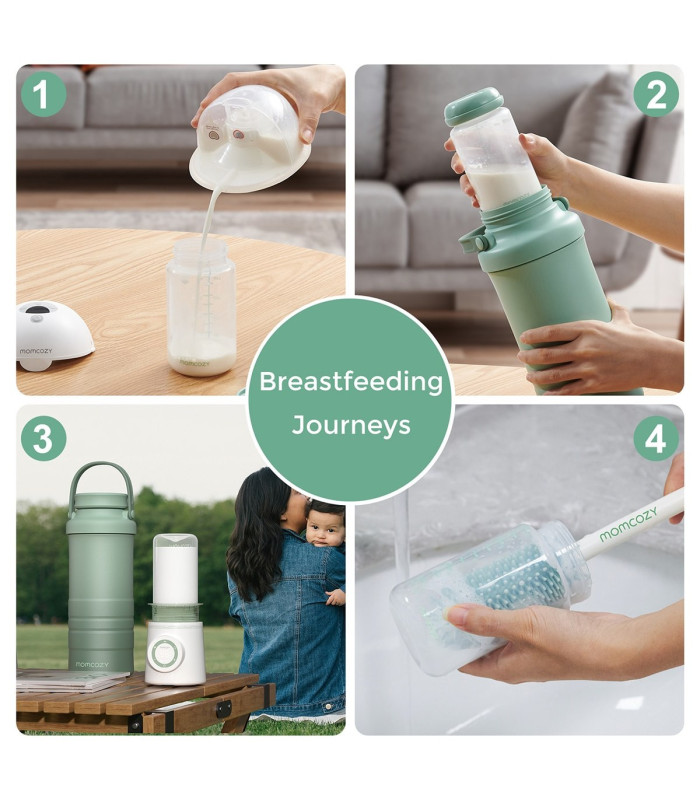 Enfriador Leche Materna Momcozy · Frío 24 h | Nenelandia